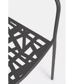 New CONTEMPORARY STYLE SET 4 SEDIA C-BR KELSIE ANTRACITE