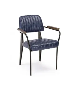 Hot CONTEMPORARY STYLE SET 2 SEDIA C-BR NELLY BLU VINTAGE