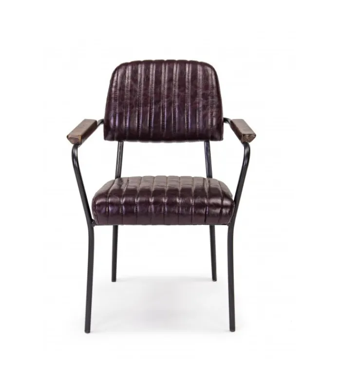 Fashion CONTEMPORARY STYLE SET 2 SEDIA C-BR NELLY BORDEAUX VINTAGE