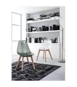 Hot CONTEMPORARY STYLE SET 4 SEDIA EASY FUME'