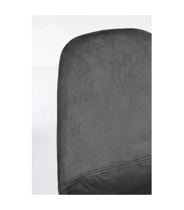 Discount CONTEMPORARY STYLE SET 4 SEDIA IRELIA VELLUTO GRIGIO SCURO