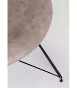 Sale CONTEMPORARY STYLE SET 2 SEDIA LOFT NERO PU BEIGE VINTAGE