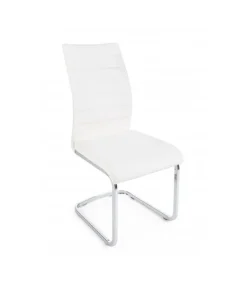 Outlet CONTEMPORARY STYLE SET 4 SEDIA MYRA PU BIANCO