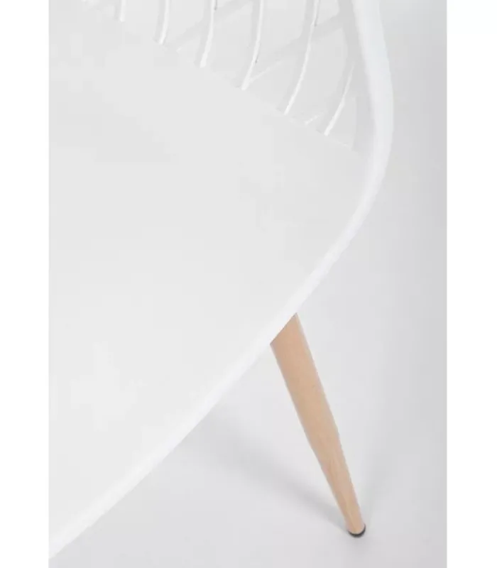 New CONTEMPORARY STYLE SET 4 SEDIA OPTIK BIANCO