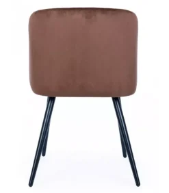 Online CONTEMPORARY STYLE SET 2 SEDIA QUEEN VELVET RUGGINE