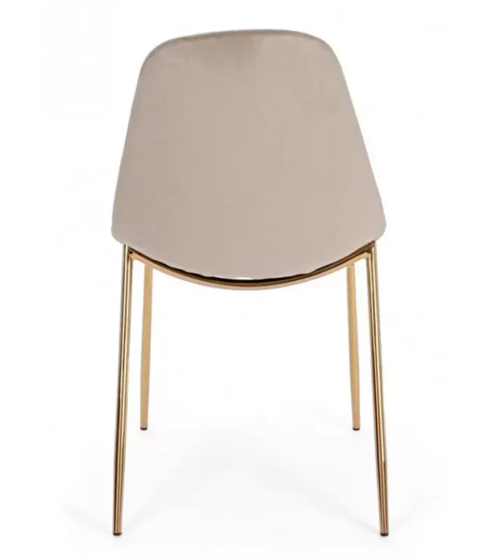 New CONTEMPORARY STYLE SET 4 SEDIA TERRY VELLUTO TORTORA