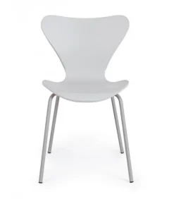 Hot CONTEMPORARY STYLE SET 4 SEDIA TESSA GRIGIO CH. C-GAMBA IN TINTA