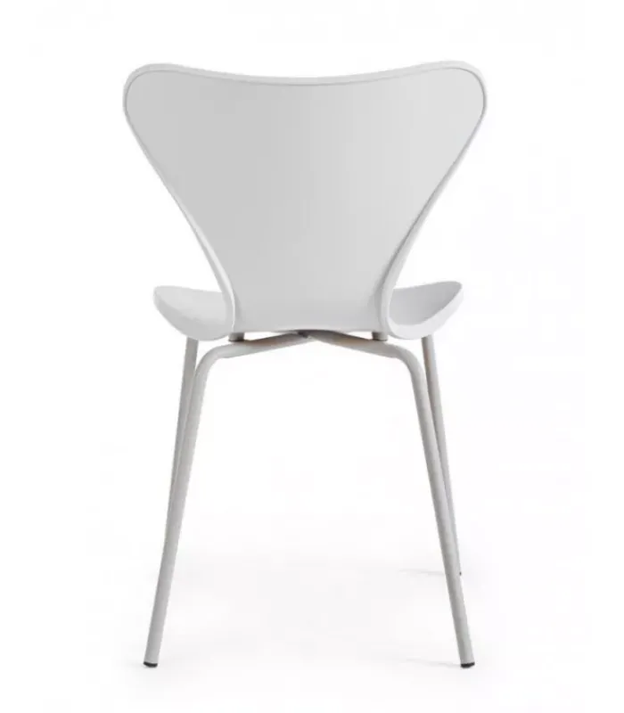 Hot CONTEMPORARY STYLE SET 4 SEDIA TESSA GRIGIO CH. C-GAMBA IN TINTA