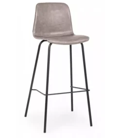 New CONTEMPORARY STYLE SET 2 SGABELLO BAR KYRA PU BEIGE VINTAGE