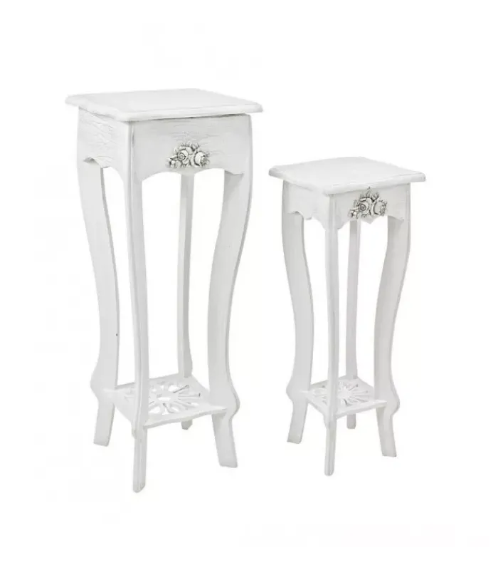 Sale CONTEMPORARY STYLE SET2 PORTA LAMPADA BLANC
