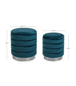 Fashion CONTEMPORARY STYLE SET2 POUF CONTENITORE DARINA NAVYUS