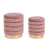 Fashion CONTEMPORARY STYLE SET2 POUF CONTENITORE DARINA ROSA ANTICO