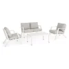 Clearance CONTEMPORARY STYLE SET4 SALOTTO C-C HARLEY BIANCO YK11