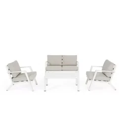 Clearance CONTEMPORARY STYLE SET4 SALOTTO C-C HARLEY BIANCO YK11
