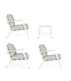 Clearance CONTEMPORARY STYLE SET4 SALOTTO C-C HARLEY BIANCO YK11