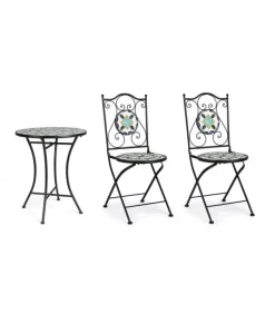 Sale CONTEMPORARY STYLE SET3 TAVOLO+2 SEDIE PIEGH POSITANO