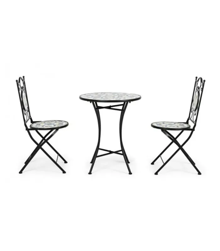 Sale CONTEMPORARY STYLE SET3 TAVOLO+2 SEDIE PIEGH POSITANO