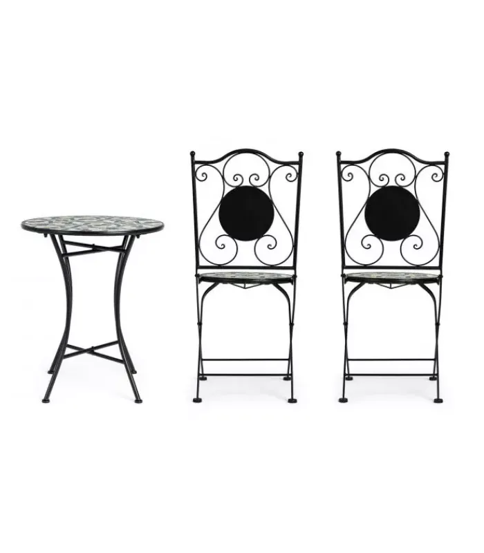 Sale CONTEMPORARY STYLE SET3 TAVOLO+2 SEDIE PIEGH POSITANO