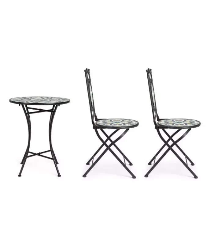 Sale CONTEMPORARY STYLE SET3 TAVOLO+2 SEDIE PIEGH POSITANO
