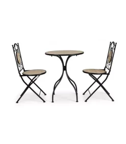 Best CONTEMPORARY STYLE SET3 TAVOLO+2SEDIE PIEGH KANSAS