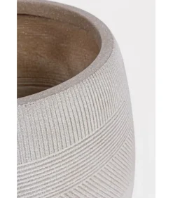 Clearance CONTEMPORARY STYLE SET2 VASO RIGO BOMB BEIGE BASSO