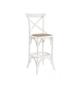 Discount CONTEMPORARY STYLE SGABELLO BAR CROSS BIANCO
