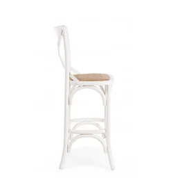 Discount CONTEMPORARY STYLE SGABELLO BAR CROSS BIANCO