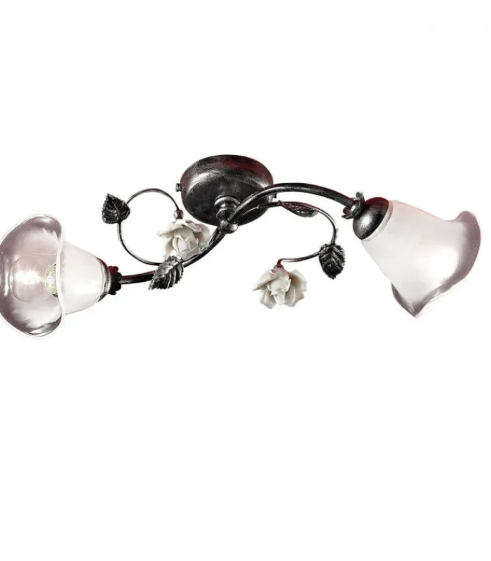 Clearance FERROLUCE SIENA PLAFONIERA DUE LUCI |