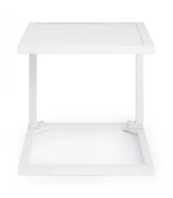 New CONTEMPORARY STYLE TAVOLINO HILDE 40X40 BIANCO LD30