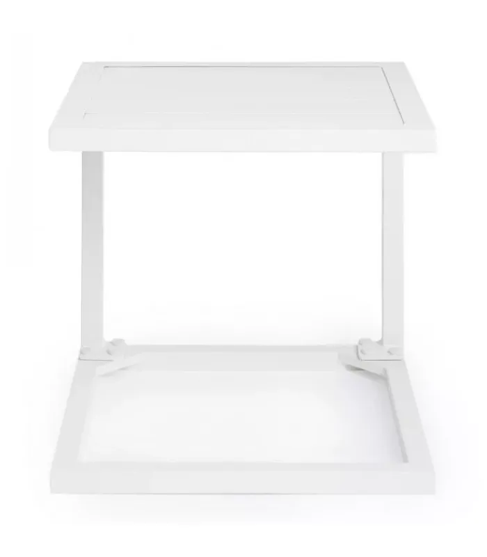 New CONTEMPORARY STYLE TAVOLINO HILDE 40X40 BIANCO LD30