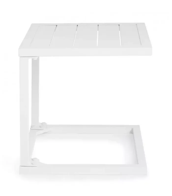 New CONTEMPORARY STYLE TAVOLINO HILDE 40X40 BIANCO LD30