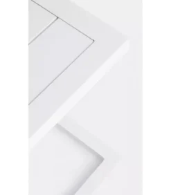 New CONTEMPORARY STYLE TAVOLINO HILDE 40X40 BIANCO LD30