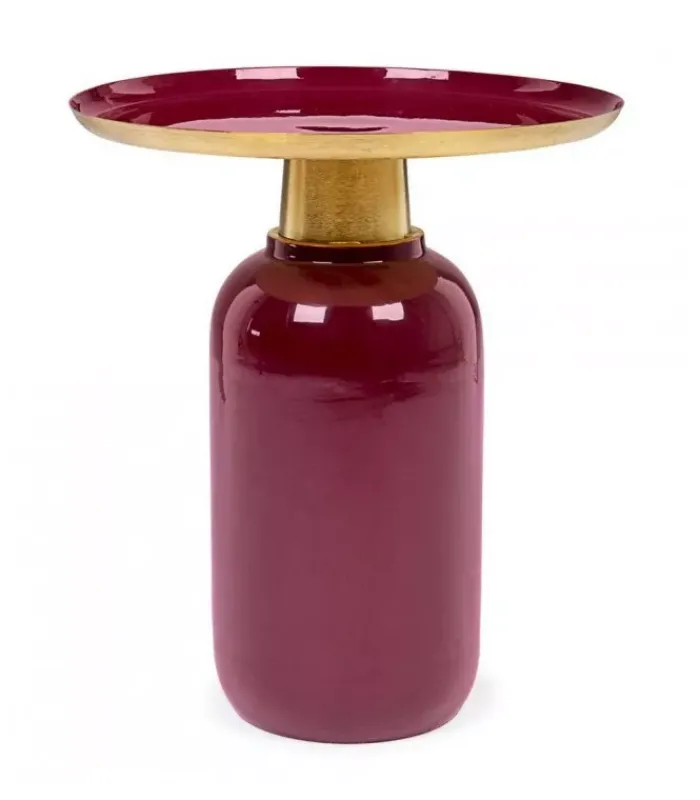 Online CONTEMPORARY STYLE TAVOLINO NALIMA BURGUNDY D40.5