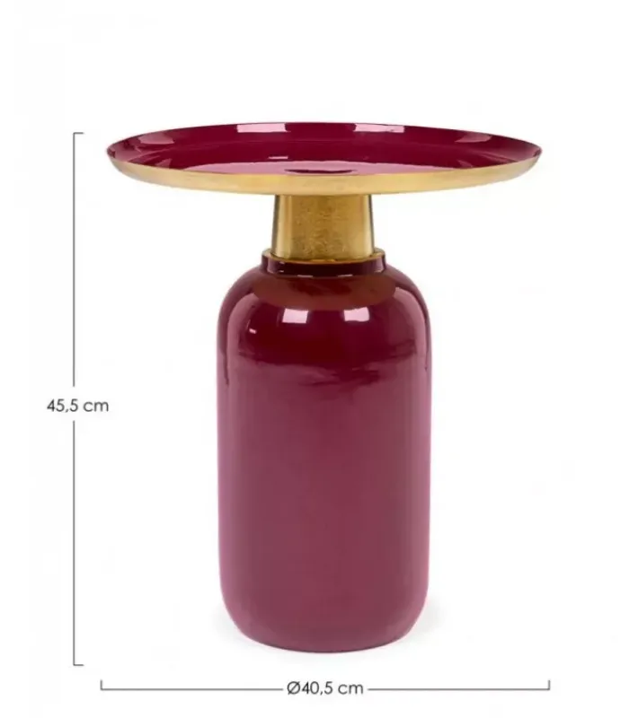 Online CONTEMPORARY STYLE TAVOLINO NALIMA BURGUNDY D40.5