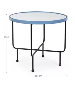 Hot CONTEMPORARY STYLE TAVOLINO PAINTER C-SPECCHIO TO AZZ D58.5