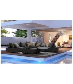 Clearance CONTEMPORARY STYLE TAVOLINO RIDLEY 120X75 ANTRACITE YK13