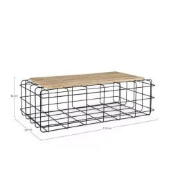 New CONTEMPORARY STYLE TAVOLINO TRELLIS RET 110X65