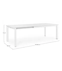 Outlet CONTEMPORARY STYLE TAVOLO ALL. KONNOR 160-240X100 BIAN CX21