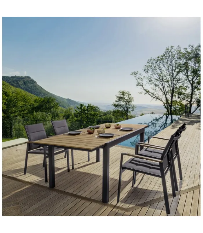 Fashion CONTEMPORARY STYLE TAVOLO ALL.ELIAS 140-200X90 ANTRAC.SJ61