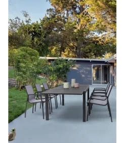 New CONTEMPORARY STYLE TAVOLO ALL.HILDE 200-300X100 ANTRAC.LH32