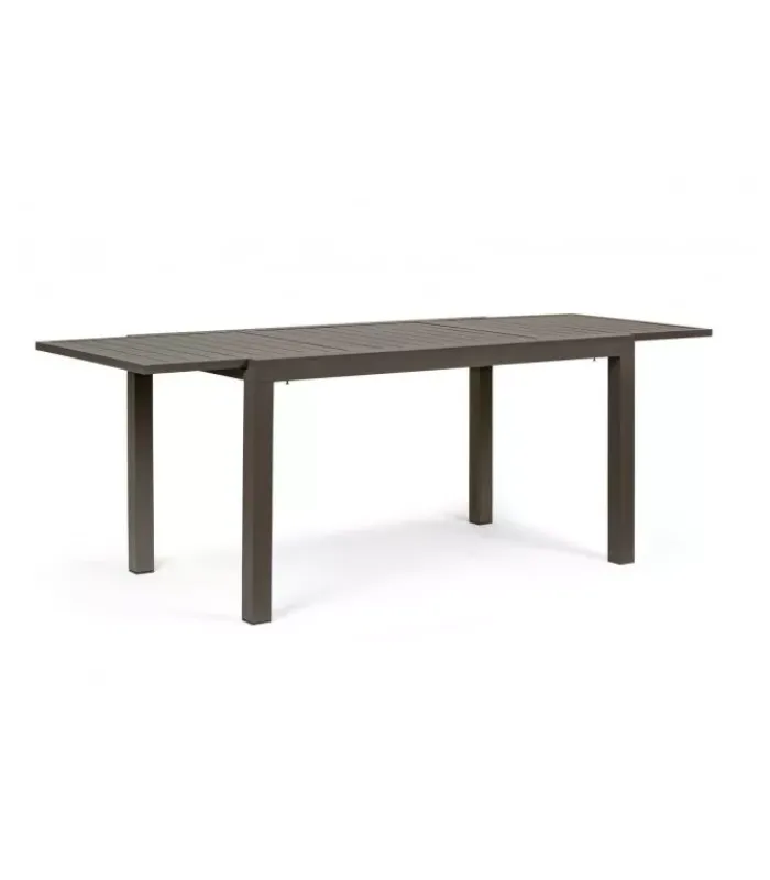 Discount CONTEMPORARY STYLE TAVOLO ALL.HILDE 140-210X77 COFFEE YK14