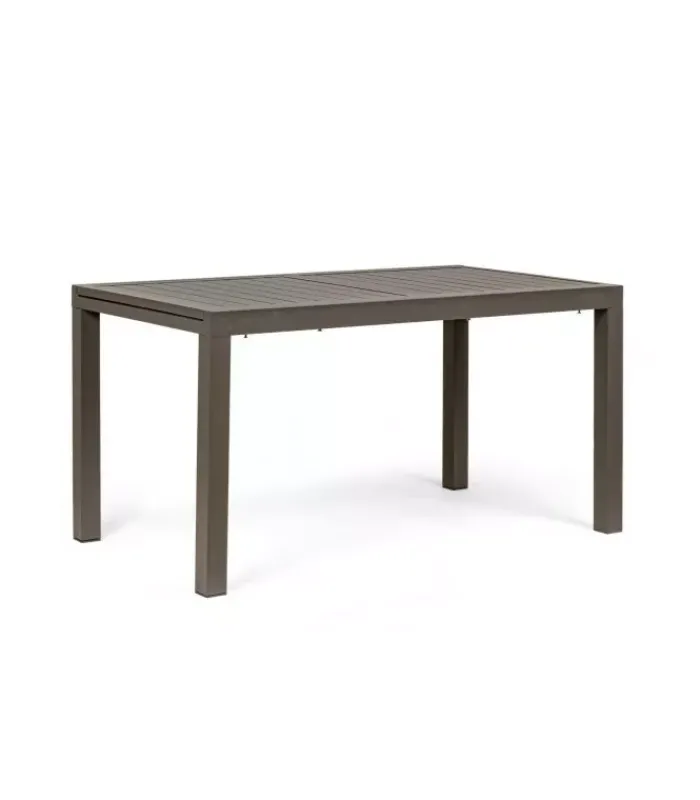 Discount CONTEMPORARY STYLE TAVOLO ALL.HILDE 140-210X77 COFFEE YK14