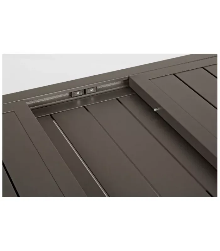 Discount CONTEMPORARY STYLE TAVOLO ALL.HILDE 140-210X77 COFFEE YK14