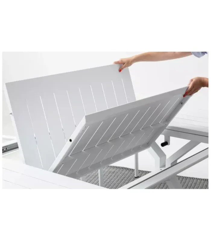 Hot CONTEMPORARY STYLE TAVOLO ALL.KENYON 180-240X100 BIANCOCX21