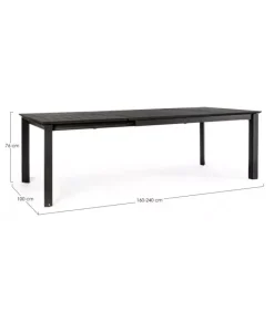 Discount CONTEMPORARY STYLE TAVOLO ALL.KONNOR 160-240X100 ANTRA.CX23