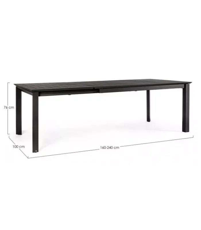 Discount CONTEMPORARY STYLE TAVOLO ALL.KONNOR 160-240X100 ANTRA.CX23