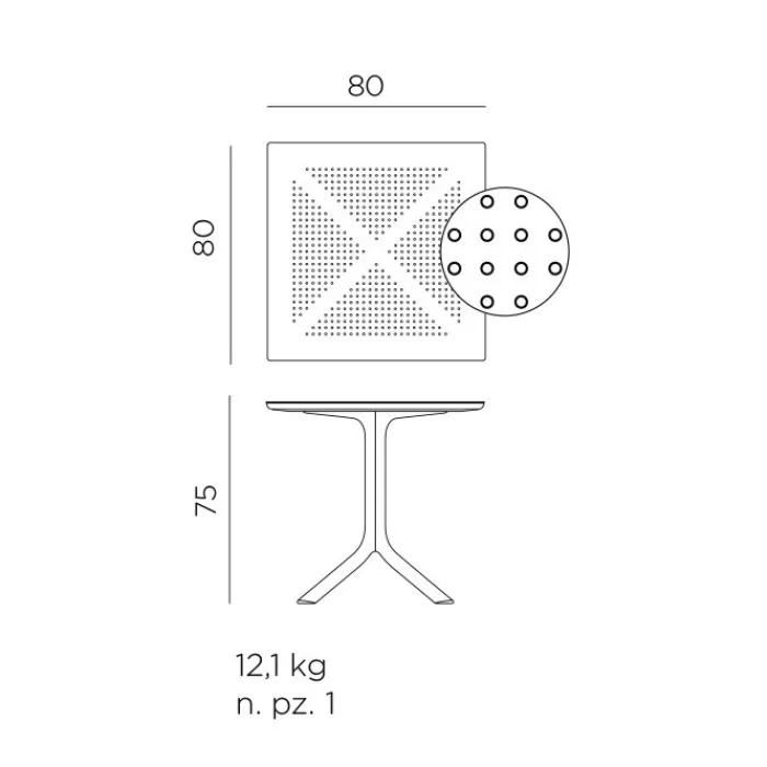 Hot NARDI Tavolo CLIP |