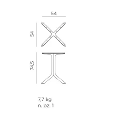 Hot NARDI Tavolo CLIP TOP |