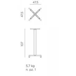 Clearance NARDI Tavolo Fiore High |