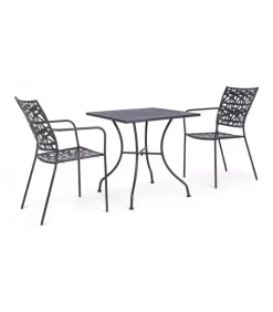 Best CONTEMPORARY STYLE TAVOLO KELSIE ANTRACITE 70X70